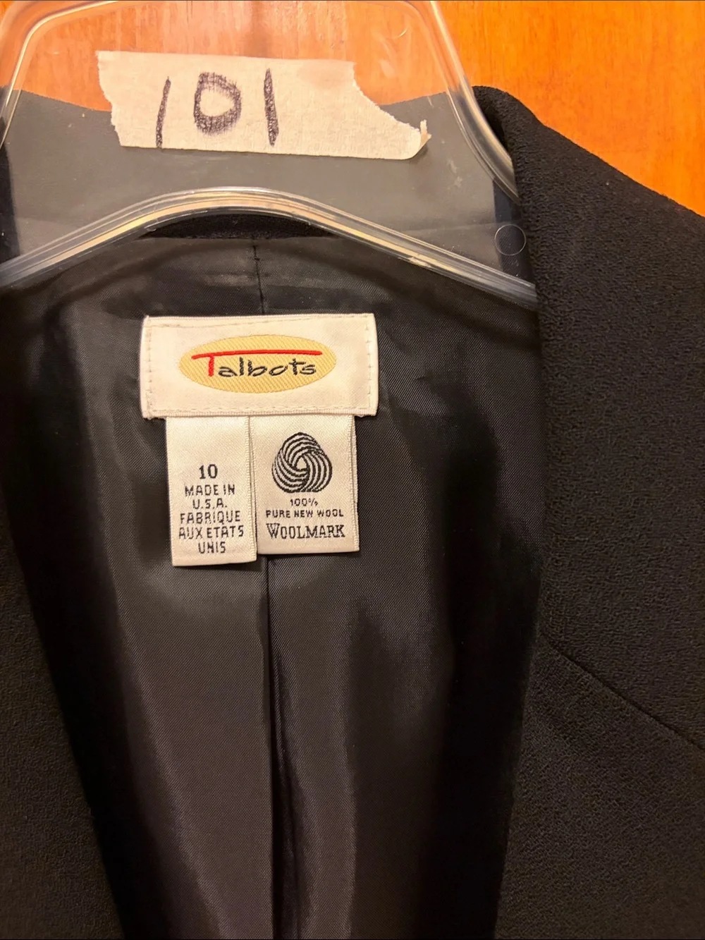 Talbots Black Single-Button Women's Blazer